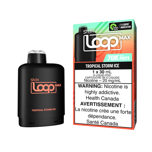 Stlth loop pod Max 70k Tropical Storm Ice 20mg/ml (Provincial)