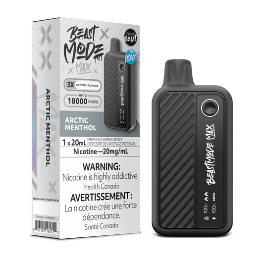 Flavour beast Mode Max 18k Arctic Menthol Ice 20mg/mL Disposable (provincial)