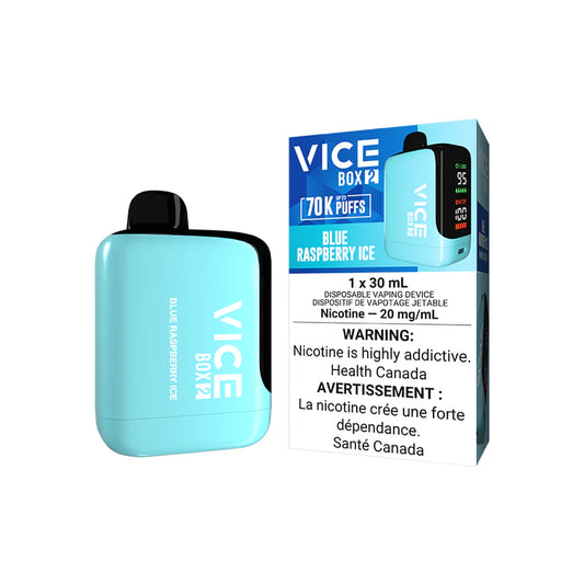 Vice Box 2 Blue Raspberry Ice 70k puff 20mg/mL disposable (Provincial )