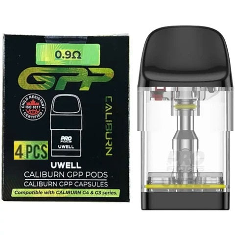 Caliburn GPP Replacement Pods 0.9Ω 2mL 4Pack