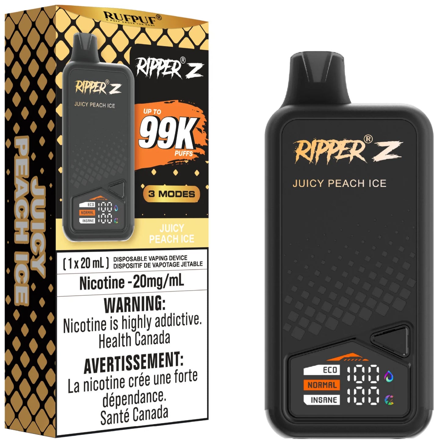 Ripper Z 99k Juicy Peach Ice 20mg/ml (Provincial)