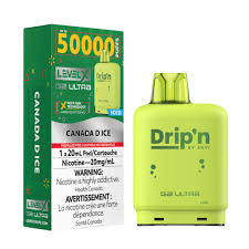 Drip'n Level X G2 Ultra Canada D Ice 50k Puffs Pod 20mg/mL (Provincial)