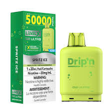 Drip'n Level X G2 Ultra Spritz Ice 50k Puffs Pod 20mg/mL (Provincial)