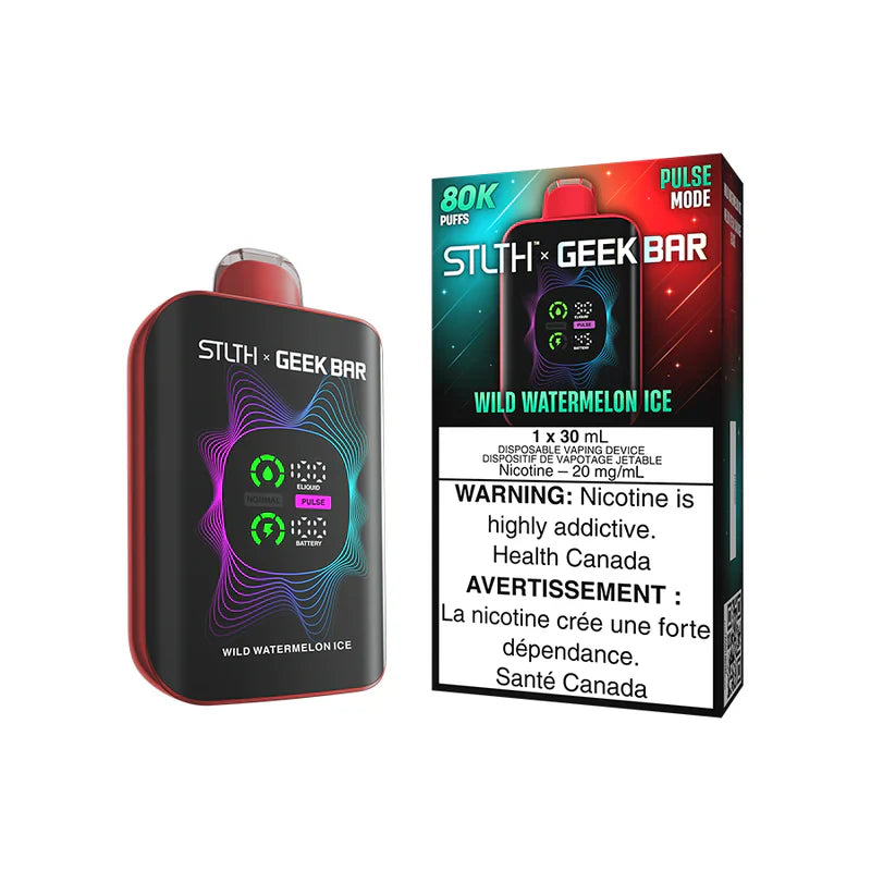 Stlth X Geek Bar 80k Wild Watermelon Ice Disposable 20mg/mL (Provincial)