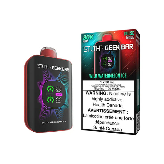 Stlth X Geek Bar 80k Wild Watermelon Ice Disposable 20mg/mL (Provincial)