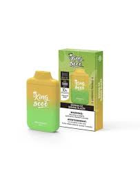 King Vape 6000 Zero Bar Banana Ice 0mg/ml Disposable (Provincial)