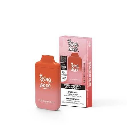 King Vape 6000 Zero Bar Frozen Watermelon 0mg/ml Disposable (Provincial)