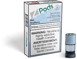 Zpods Blue Raspberry 20mg/mL (Provincial)