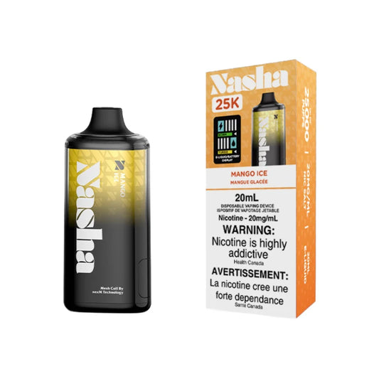 Nasha 25K Mango Ice disposable 20mg/ml (Provincial)