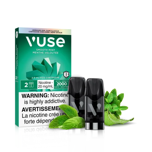Vuse Epod Smooth Mint 20mg/mL ×2  (provincial)