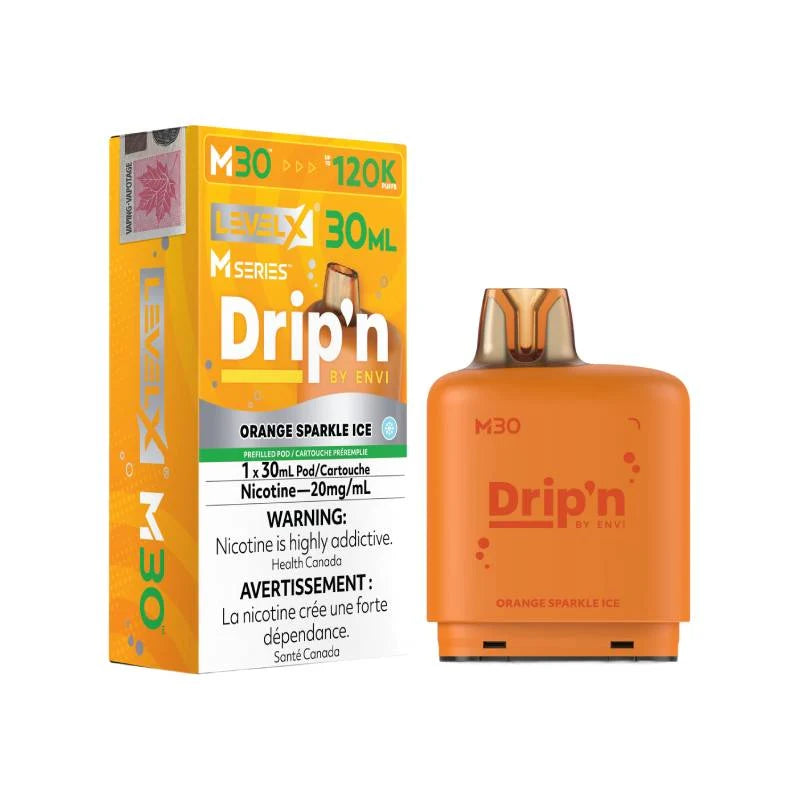 Drip'n Flavour Beast LevelX M Series pod 120k Orange Sparkle Ice 20mg 30ml (Provincial)