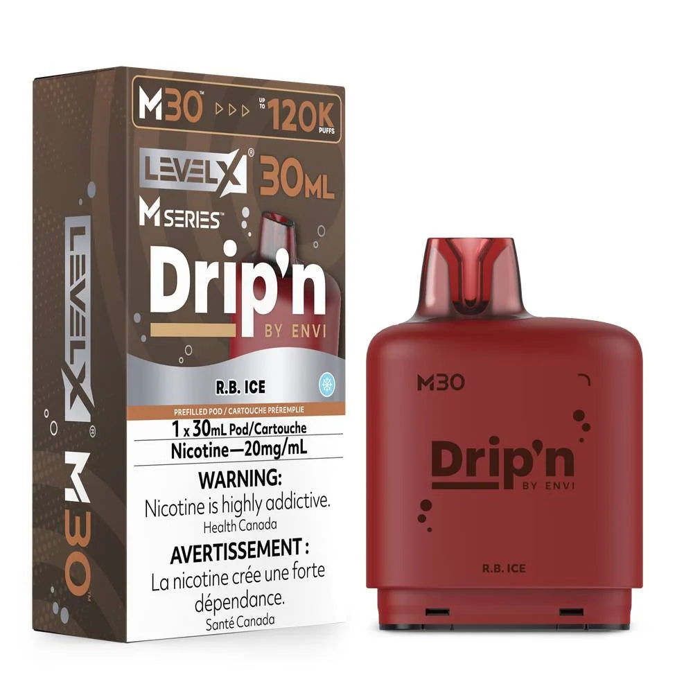 Drip'n Flavour Beast LevelX M Series pod 120k R.B Ice 20mg 30ml (Provincial)