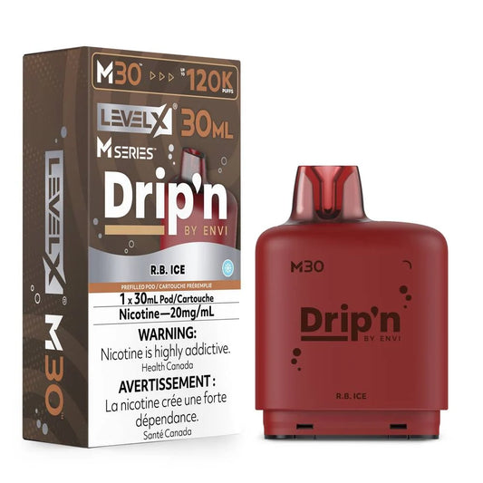 Drip'n Flavour Beast LevelX M Series pod 120k R.B Ice 20mg 30ml (Provincial)