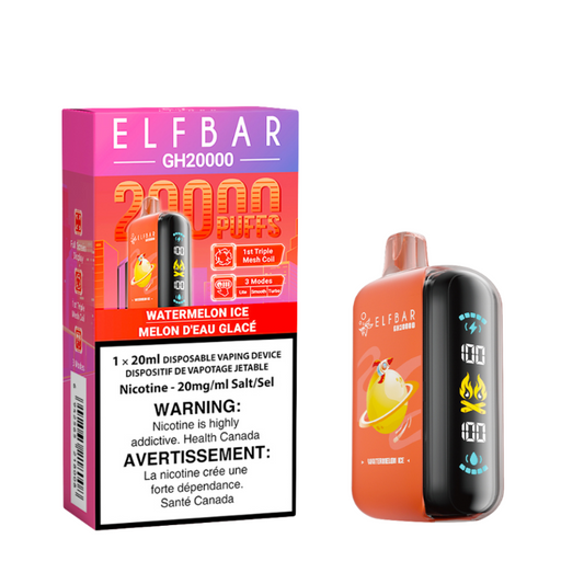 ELF BAR GH20k Watermelon Ice 20mg/mL Disposable (Provincial)