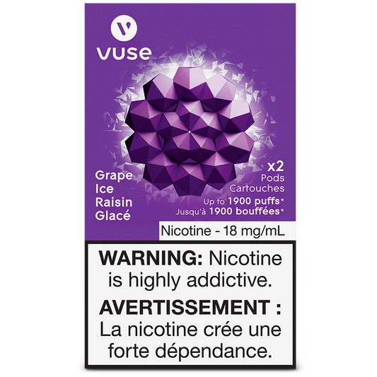 Vuse epod grape ice 18mg/mL x 2