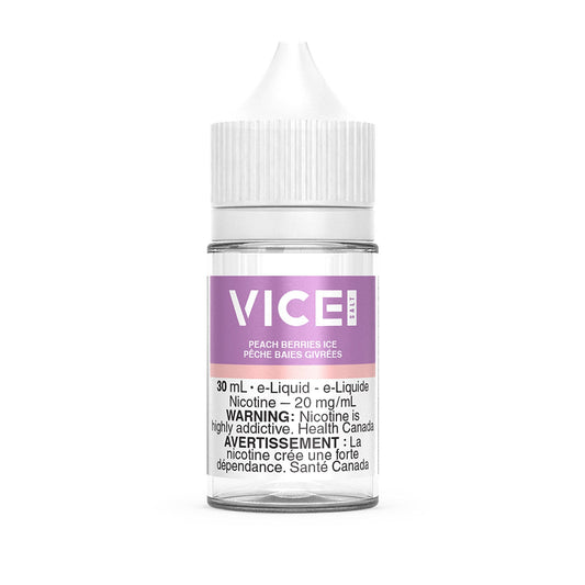 Vice Salt e-liquid Peach Berries Ice 20mg 30mL