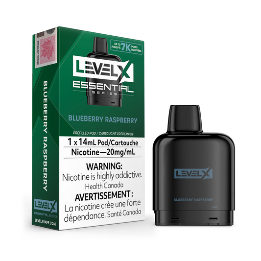 LevelX pod Essential series 7k Blueberry Raspberry