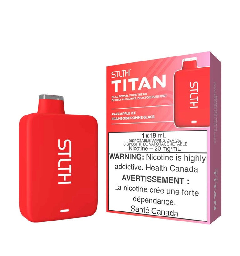 Stlth Titan 10K Razz Apple Ice 20mg/ml disposable