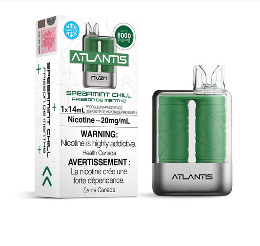 Atlantis By NZVN 8000 Spearmint Chill 20mg/mL disposable