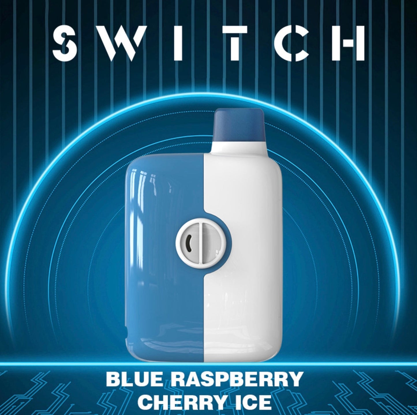 Mr Fog switch 5500 Blue Raspberry Cherry Ice 20mg/mL disposable