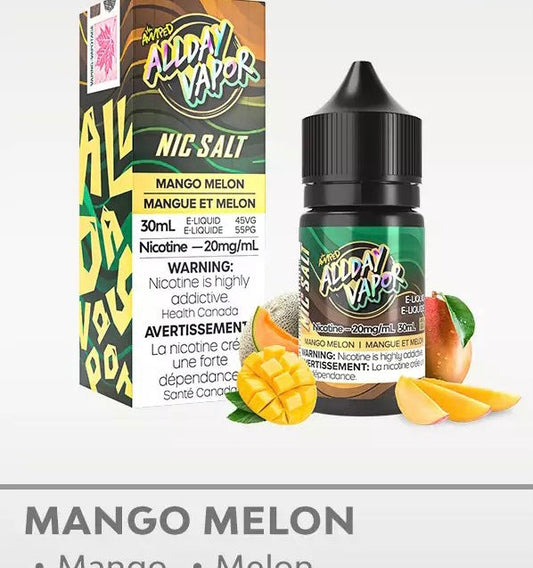 All day Vapor e-liquid Mango Melon 20mg/mL 30mL