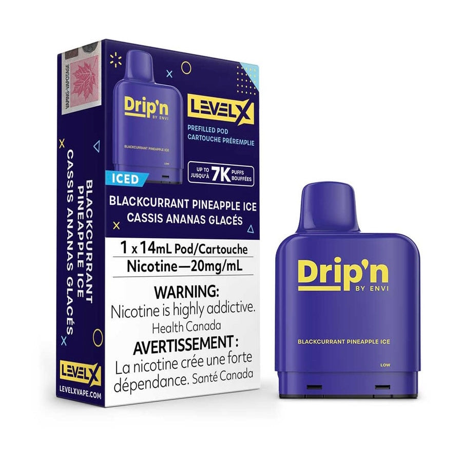 Drip’n LevelX Pod Blackcurrant Pineapple Ice 20mg/mL