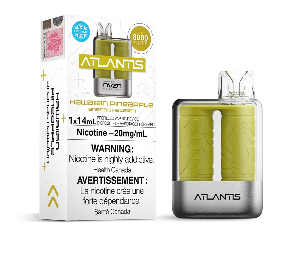 Atlantis By NZVN 8000 Hawaiian pineapple 20mg/mL disposable