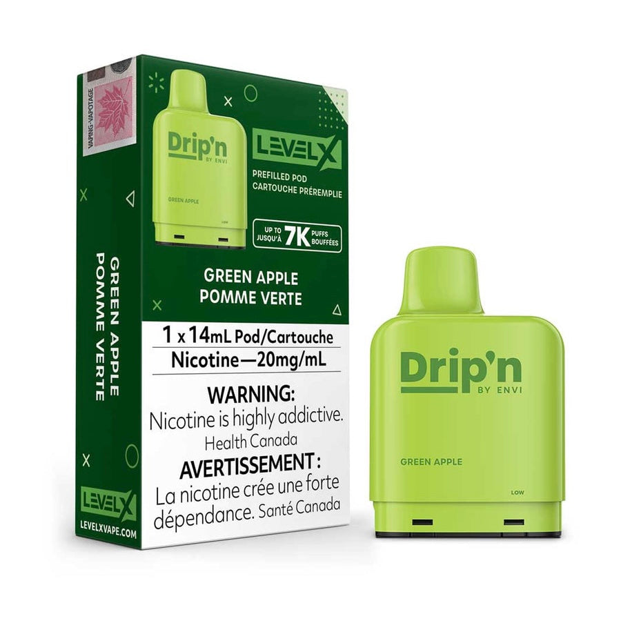 Drip’n LevelX Pod Green Apple 20mg/mL