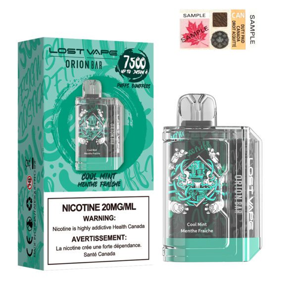 Lost Vape Orion Bar 7500 Cool Mint 20mg/mL