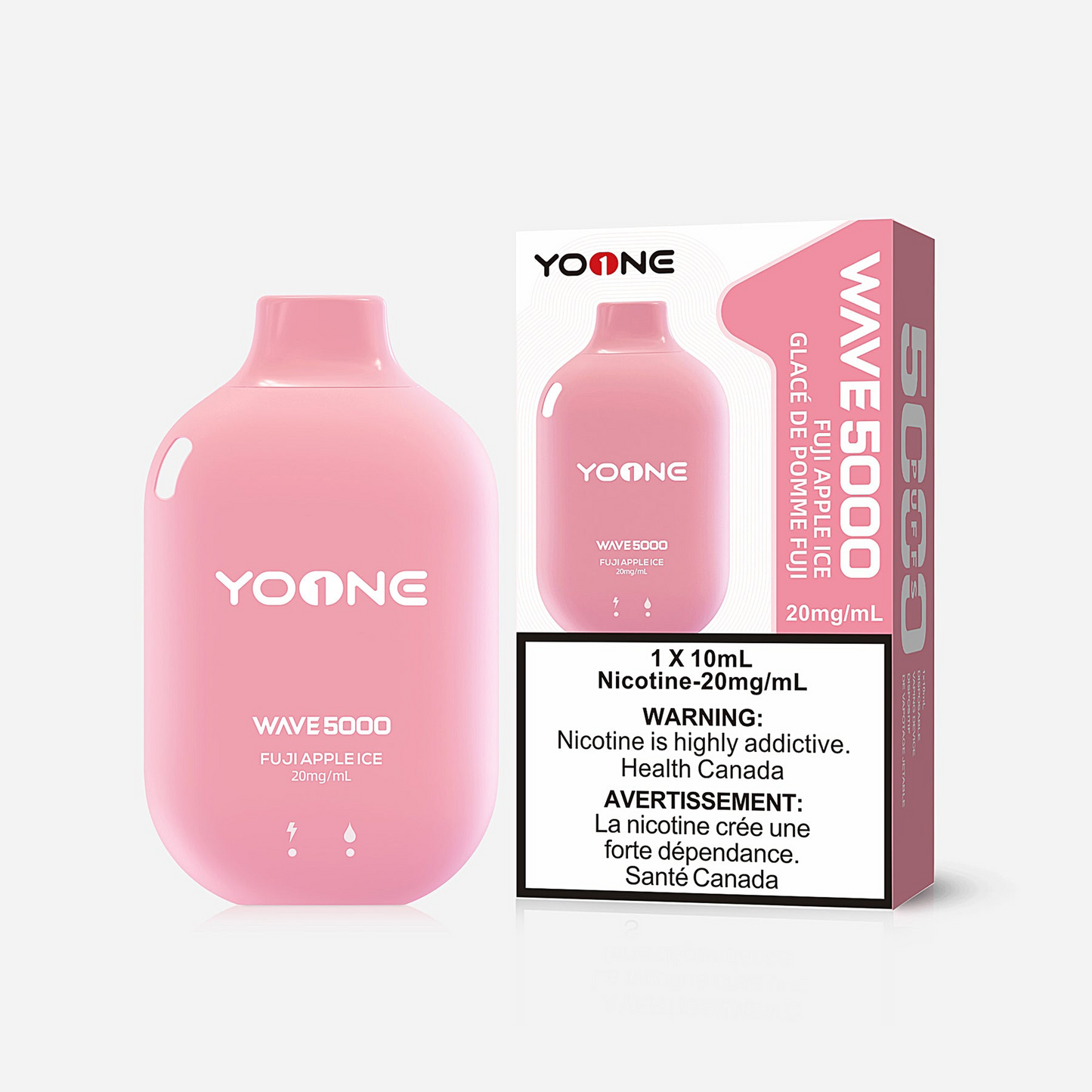 Yoone wave 5000 Fuji Apple Ice 20mg/mL disposable