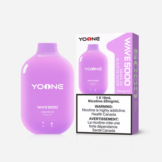 Yoone wave 5000 Grape Ice 20mg/mL disposable