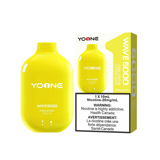 Yoone wave 5000 Pink Lemon 20mg/mL disposable