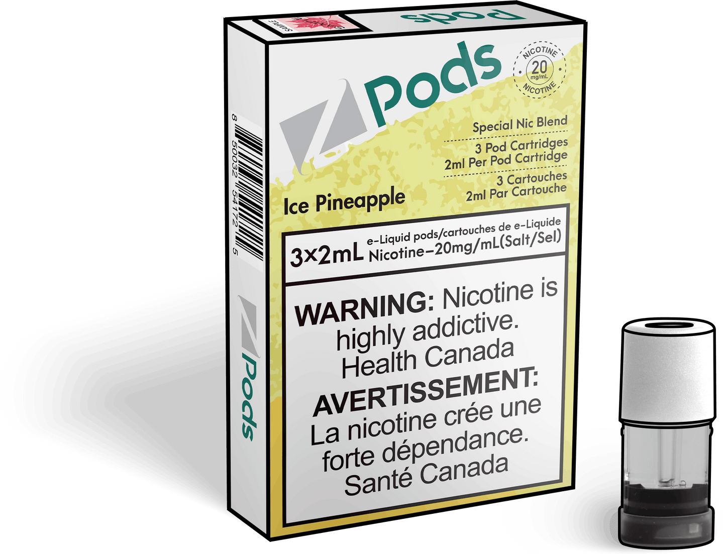 Zpods Ice pineapple 20mg/mL