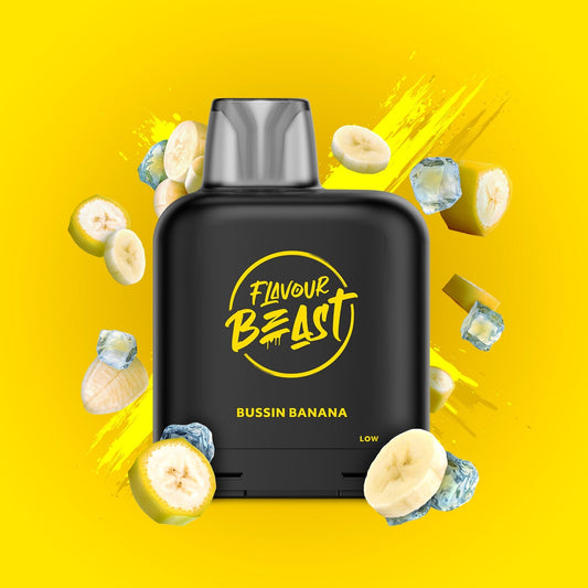 Flavour beast LevelX pod 7K Bussin banana  20mg/ml