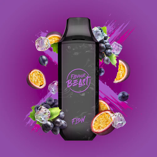 Flavour beast flow 4000 Groovy Grape Passionfruit Iced 20mg/mL disposable