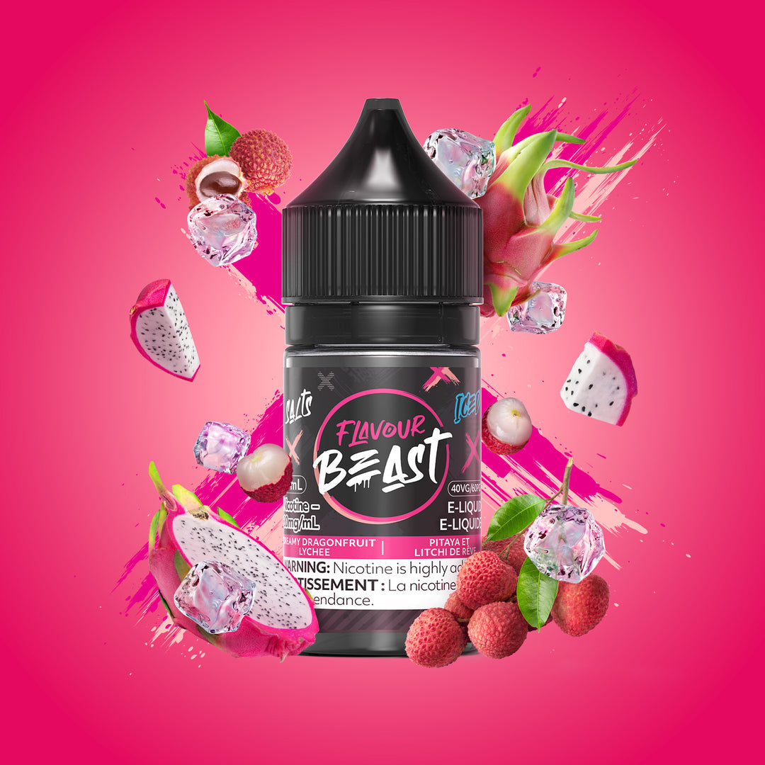 Flavour beast E-liquid Dreamy Dragonfruit Lychee Iced 10mg/ml 30ml