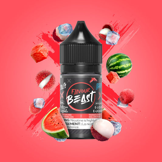 Flavour beast E-liquid Lit Lychee Watermelon Iced 10mg/ml 30ml (provincial)