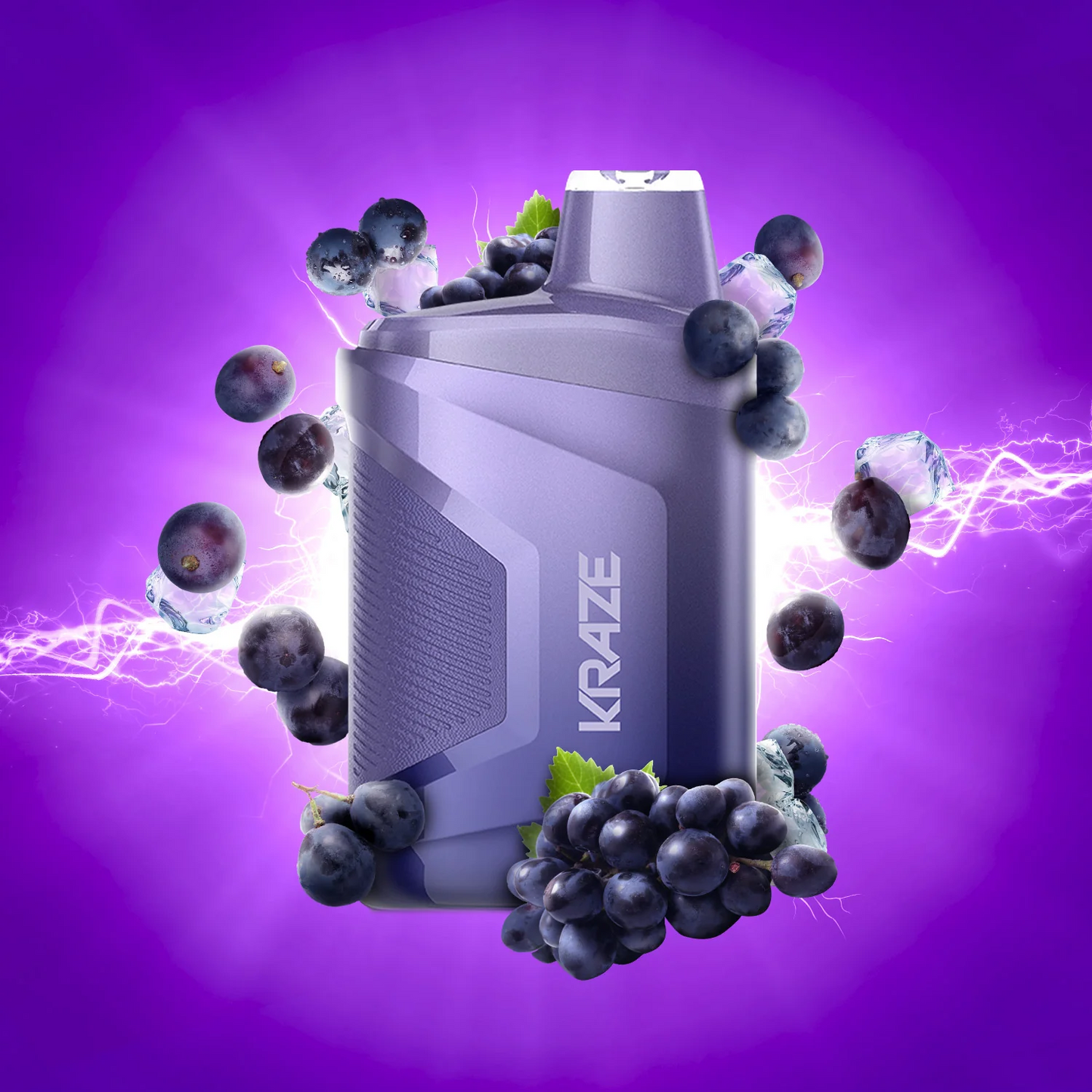 Kraze 5k Grape Ice 20mg/mL disposable