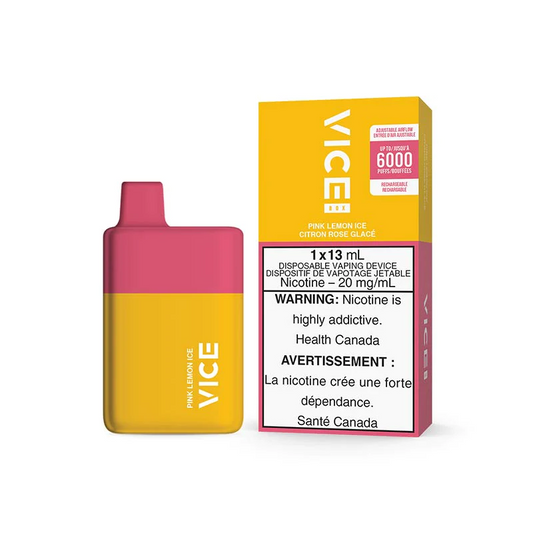 Vice box 6000 Pink Lemon Ice 20mg/mL disposable