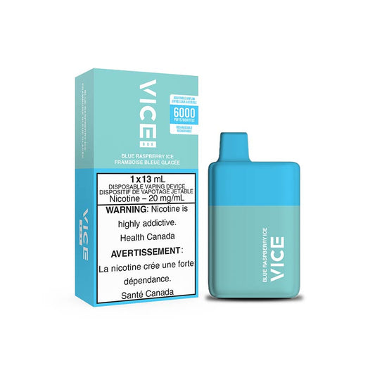 Vice box 6000 Blue Raspberry Ice 20mg/mL disposable