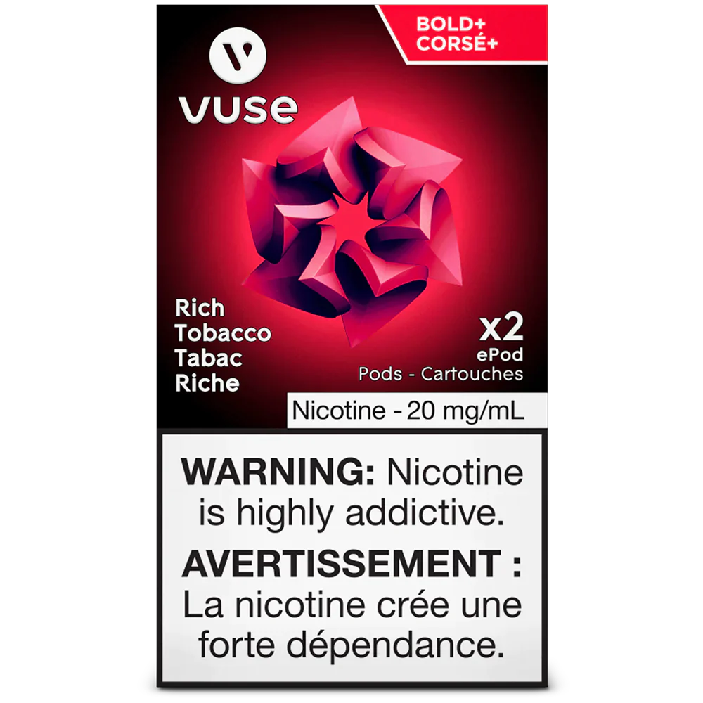 Vuse epod rich tobacco bold 20mg/mL ×2