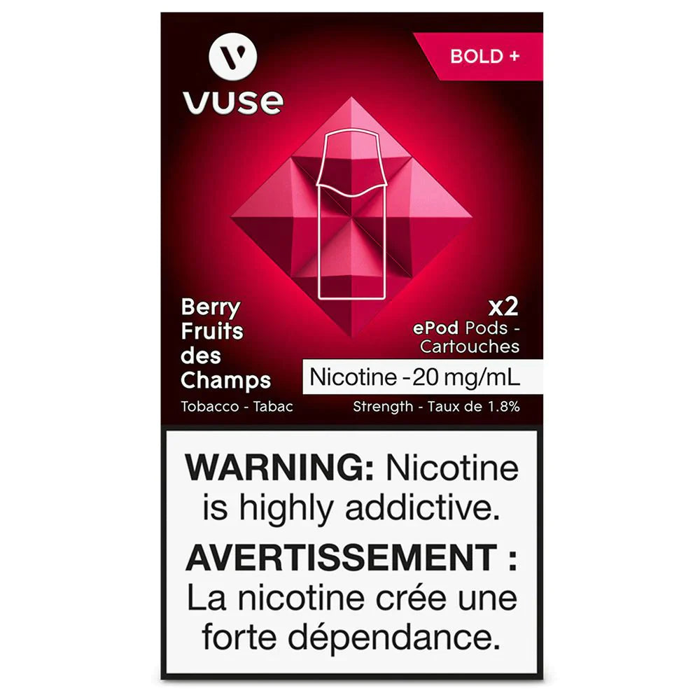 Vuse epod berry fruits bold 20mg/mL ×2