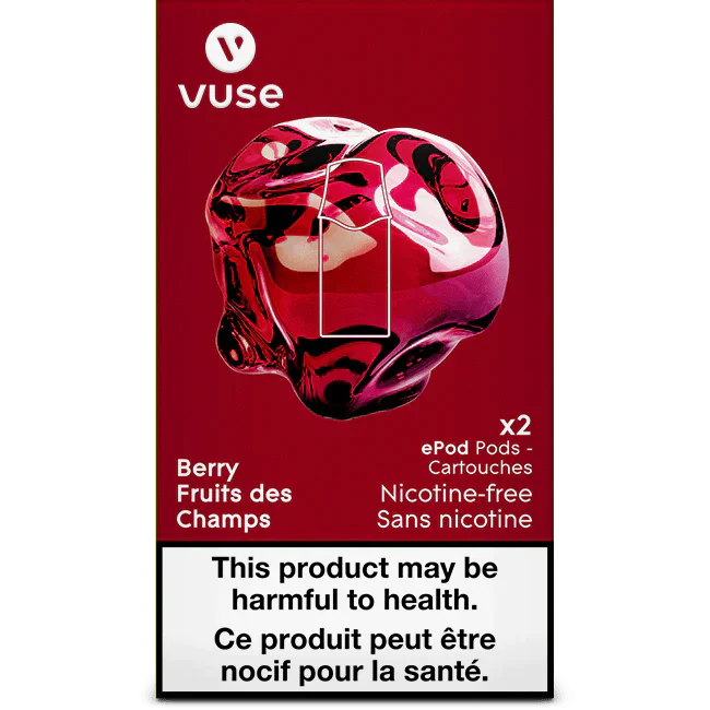 Vuse epod berry nicotine free ×2