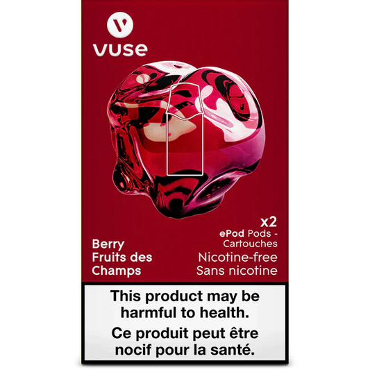 Vuse epod berry nicotine free ×2