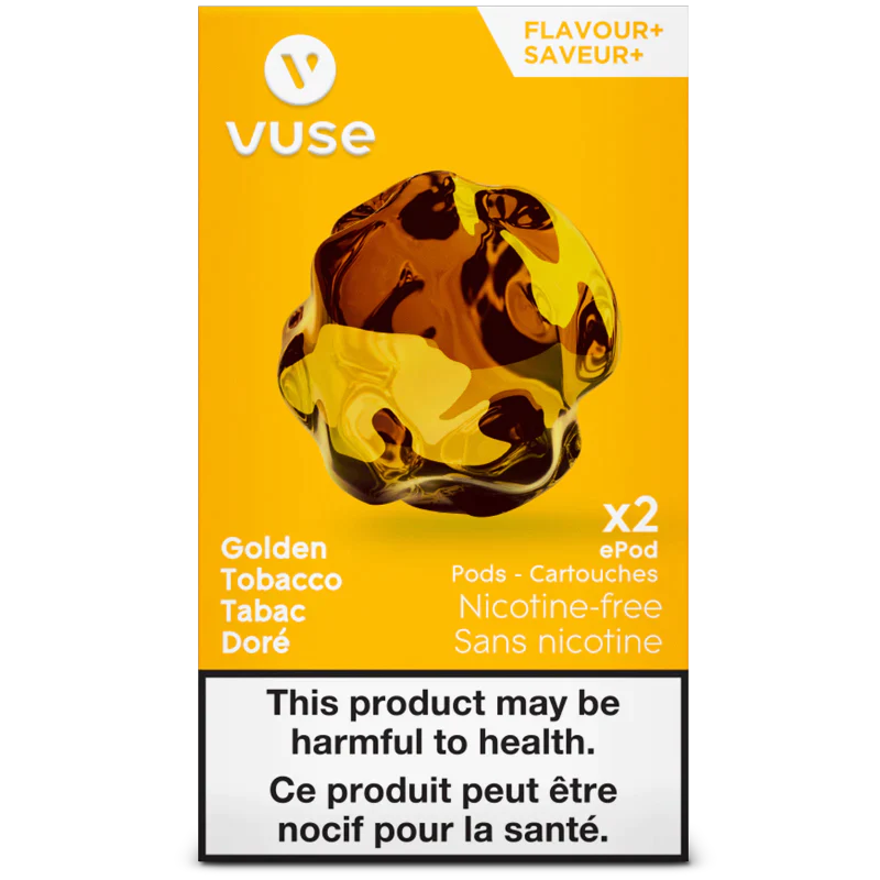 Vuse epod golden tobacco nicotine free×2 (old)