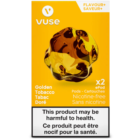 Vuse epod golden tobacco nicotine free×2 (old)