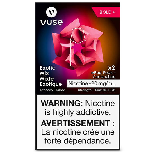 Vuse epod exotic mix bold 20mg/mL ×2