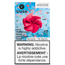 Vuse epod iced watermelon berry 18mg/mL ×2