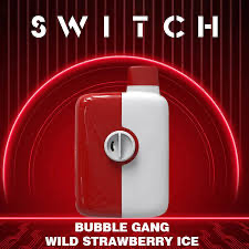 Mr Fog switch 5500 Bubble Gang Wild Strawberry Ice 20mg/mL disposable