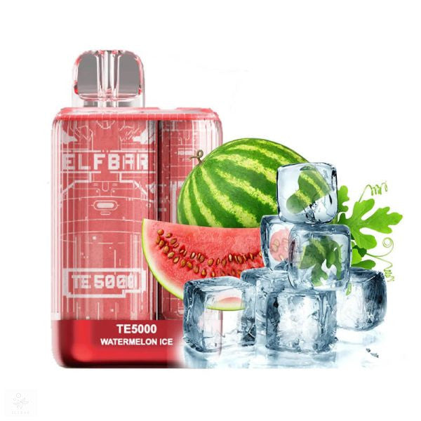 Elf Bar TE5000 Watermelon ice disposable 20mg/mL disposable